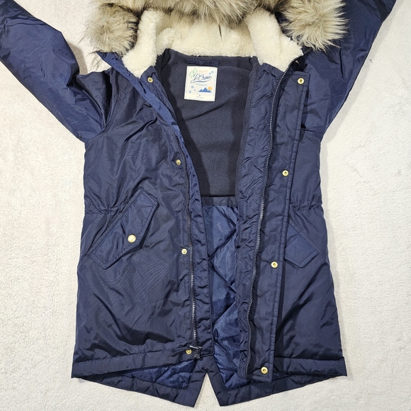 J.Crew Kids' Fishtail Parka with Eco-Friendly Primaloft - Navy - Picture 4 of 12